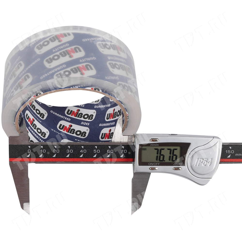 Клейкая лента кристально-прозрачная Unibob®, 48мм*66м*45мкм