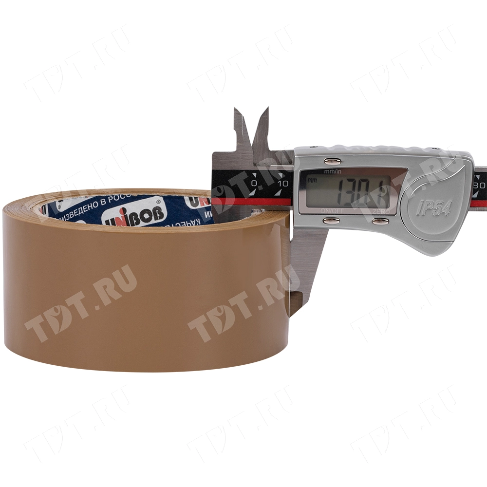 Клейкая лента коричневая Unibob®, 48мм*66м*45мкм