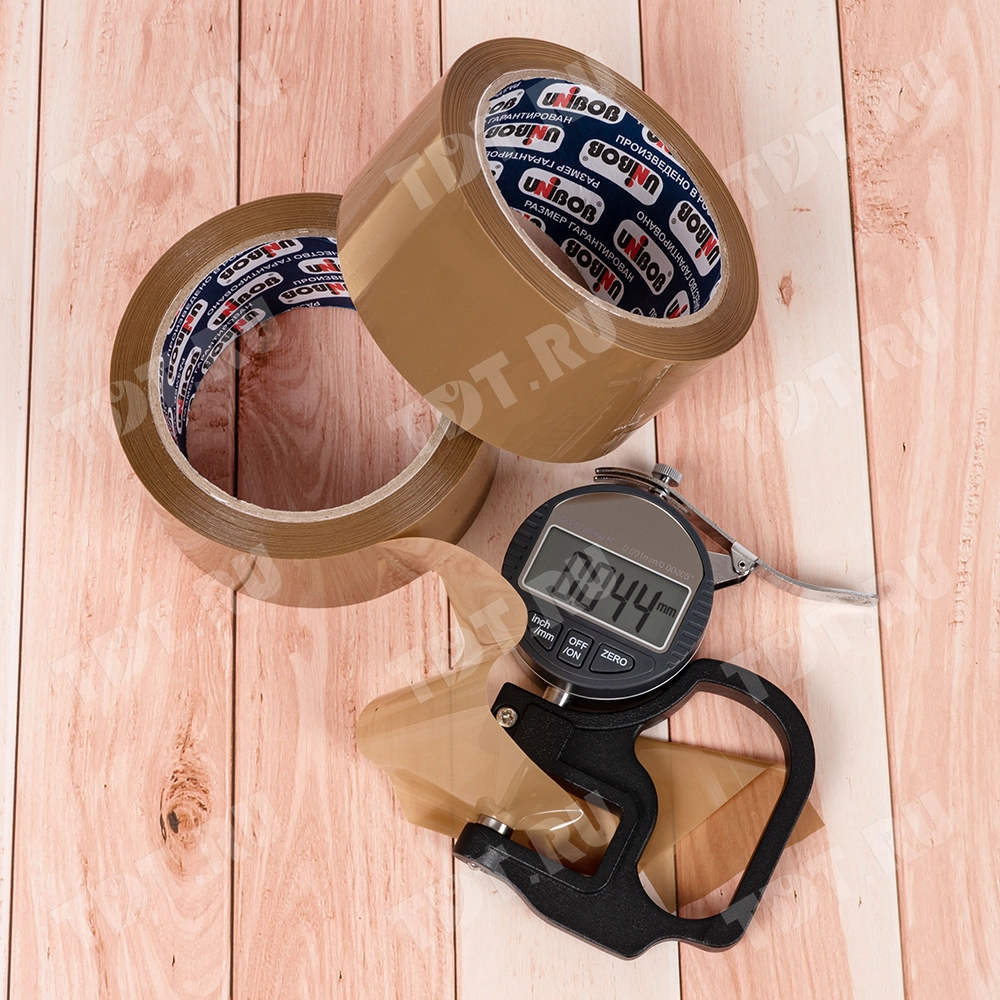 Клейкая лента коричневая Unibob®, 48мм*66м*45мкм