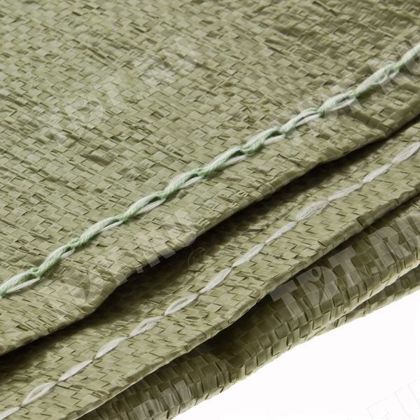 Мешок полипропиленовый для строительного мусора, зеленый, 55*95 см