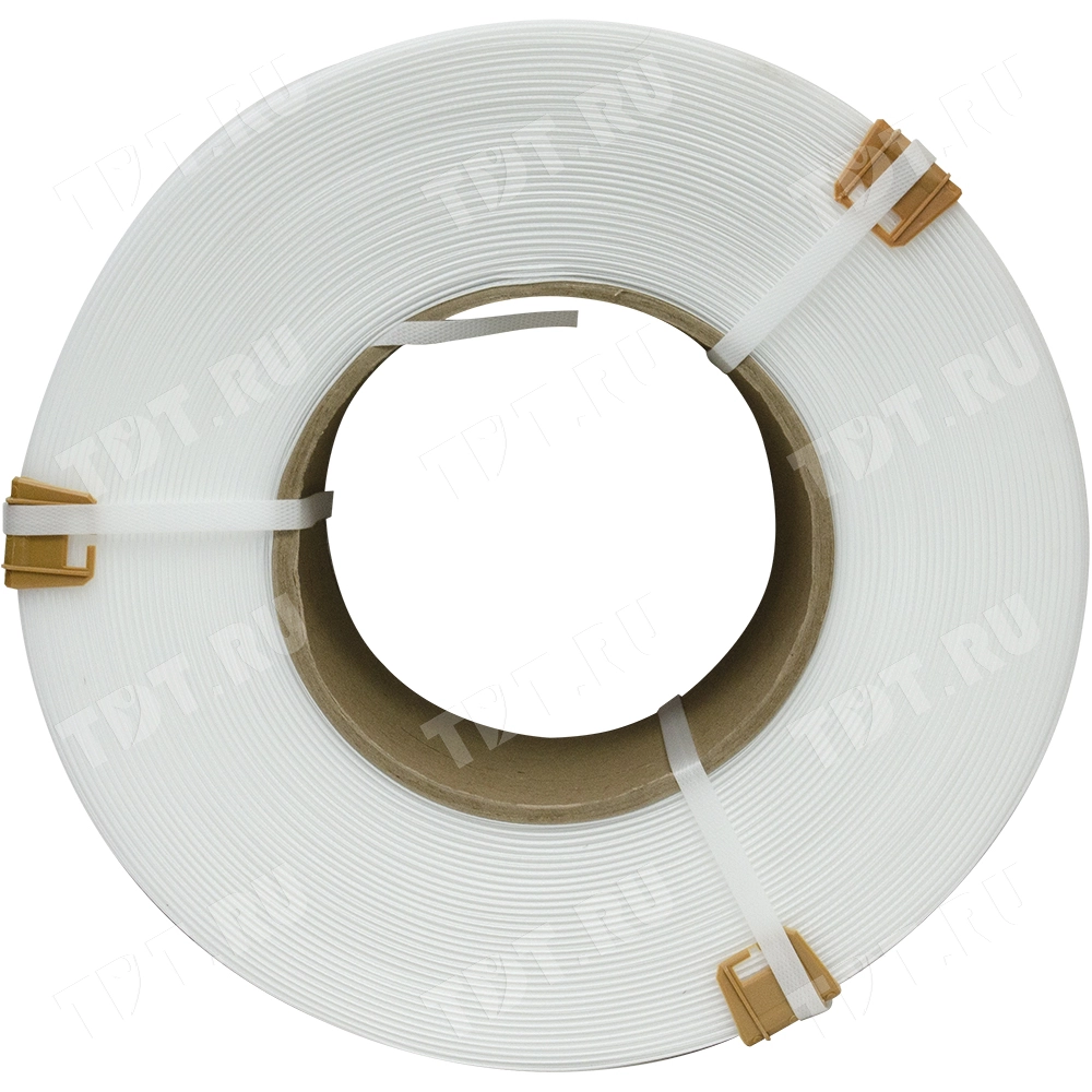 Стреппинг лента полипропиленовая (ПП), 9мм*0.5мм*4000м, белая