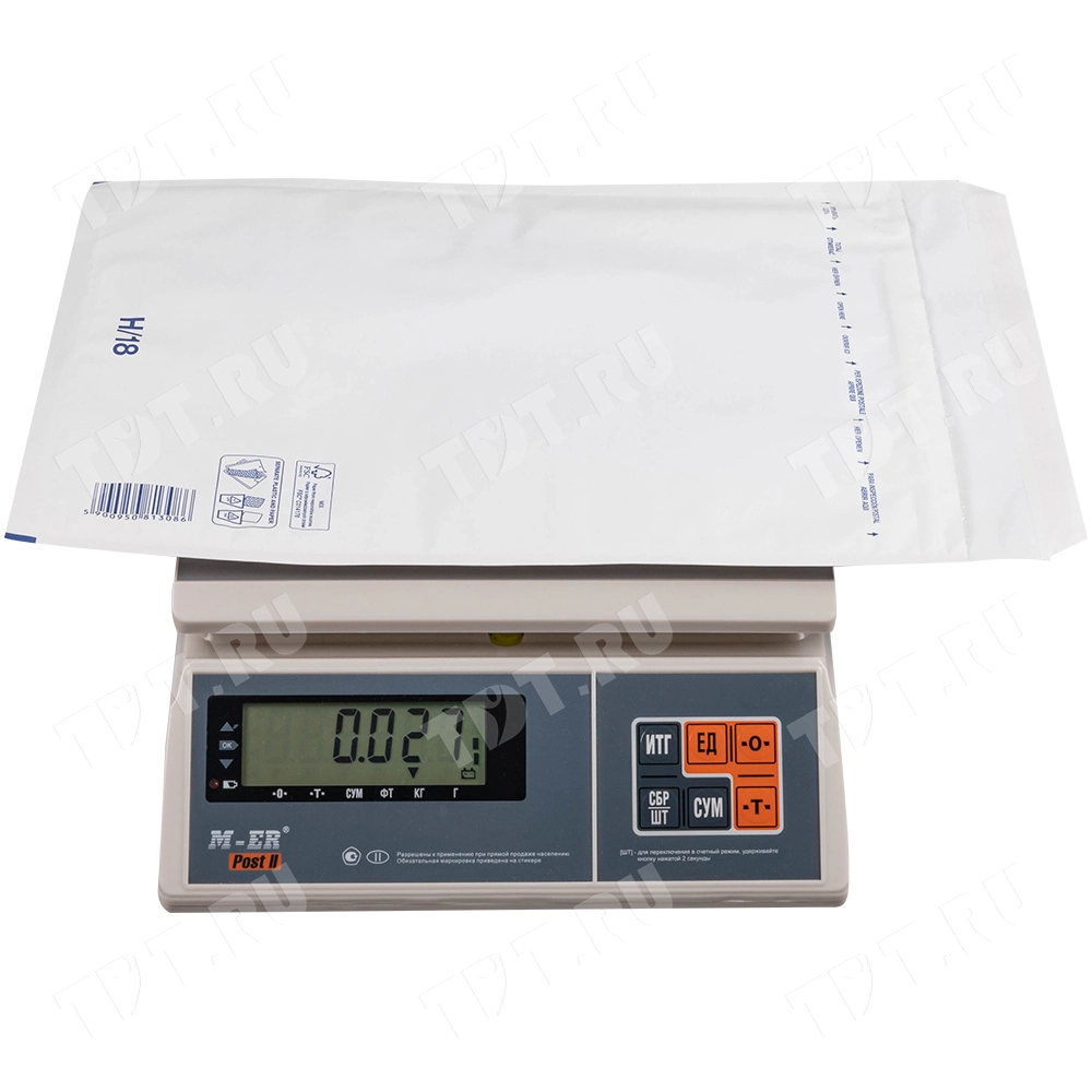 Белый крафт пакет с прослойкой, 29*37 см, H-18 (H/5)