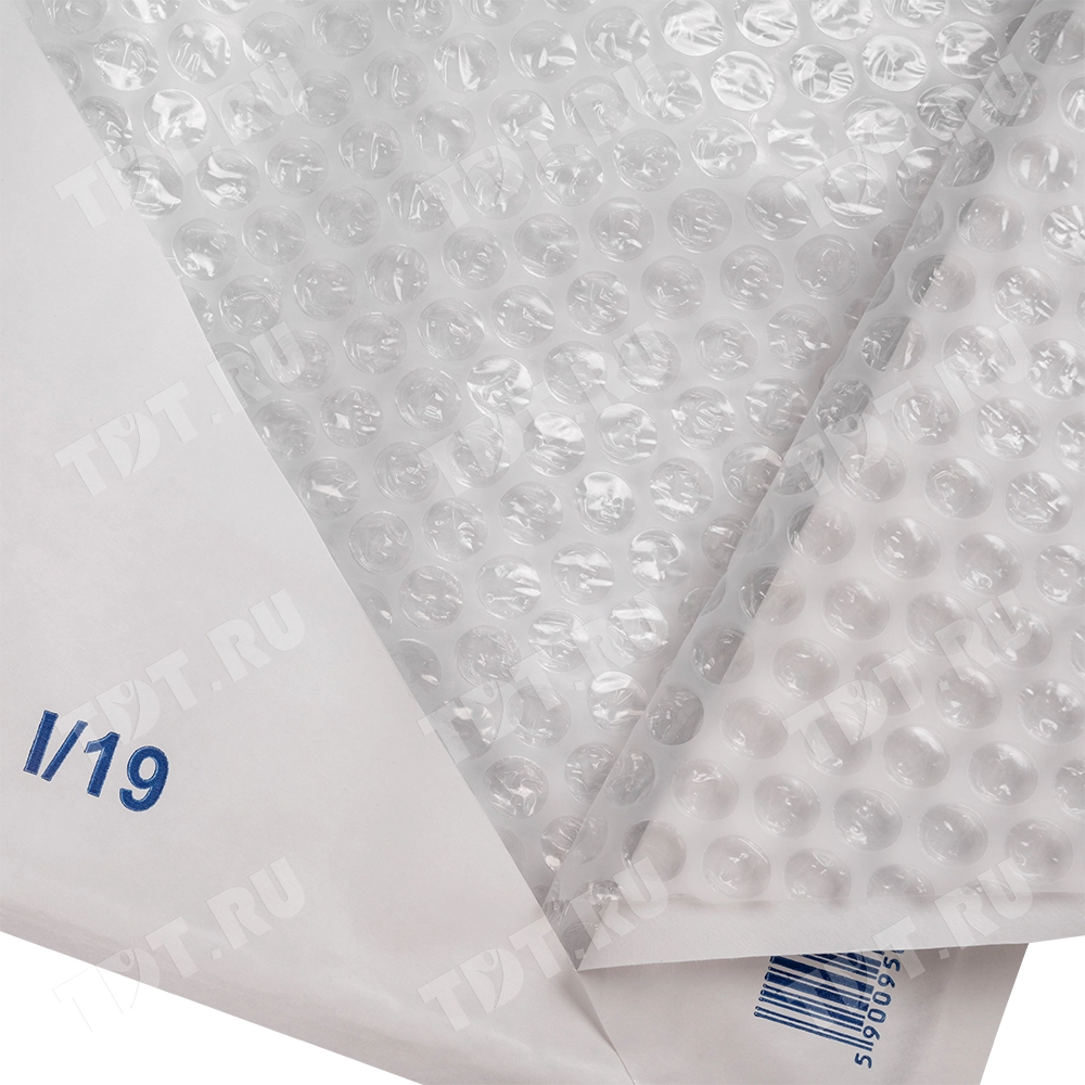 Белый крафт пакет с прослойкой, 32*45 см, I-19 (J/6)