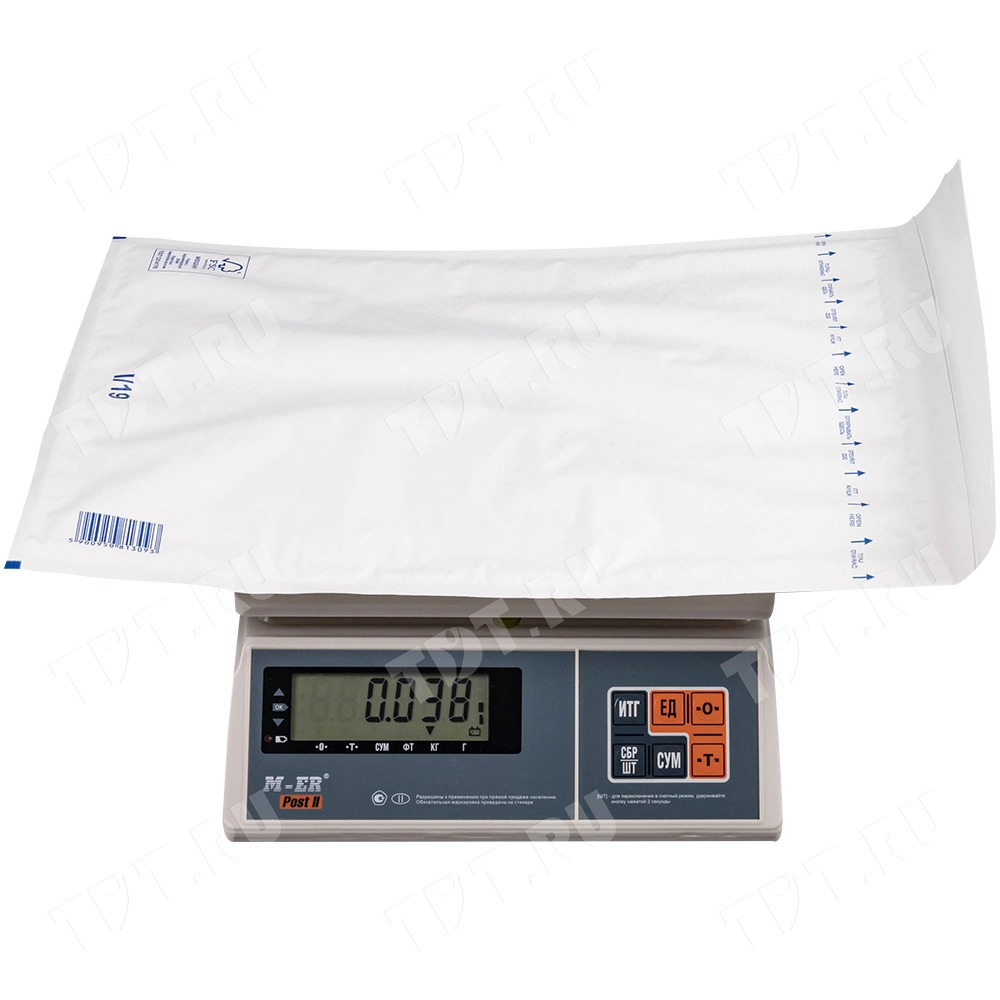 Белый крафт пакет с прослойкой, 32*45 см, I-19 (J/6)