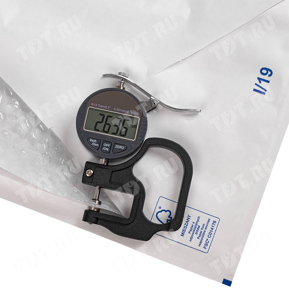 Белый крафт пакет с прослойкой, 32*45 см, I-19 (J/6)