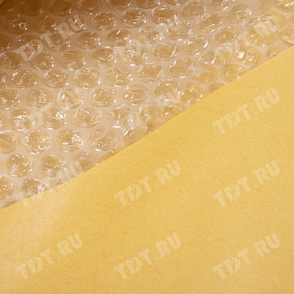 Бурый крафт пакет с прослойкой, 32*45 см, I-19-G (J/6)