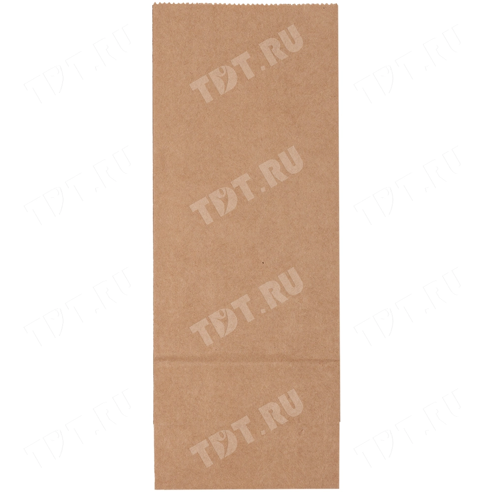 Крафт пакет без ручек, 70 г/м², 10*7*26 см