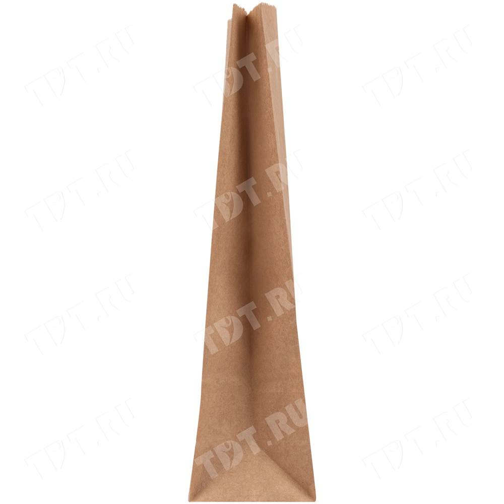 Крафт пакет без ручек, 70 г/м², 10*7*26 см