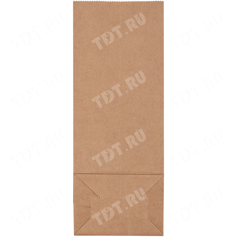 Крафт пакет без ручек, 70 г/м², 10*7*26 см