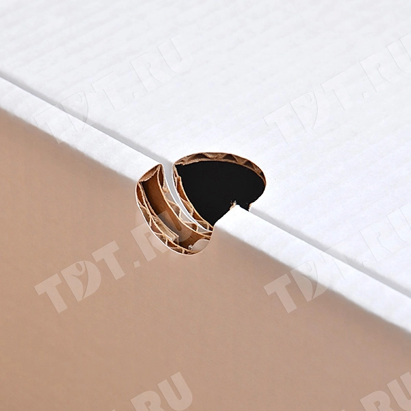 Беленая коробка для обуви №77, 300*240*130 мм