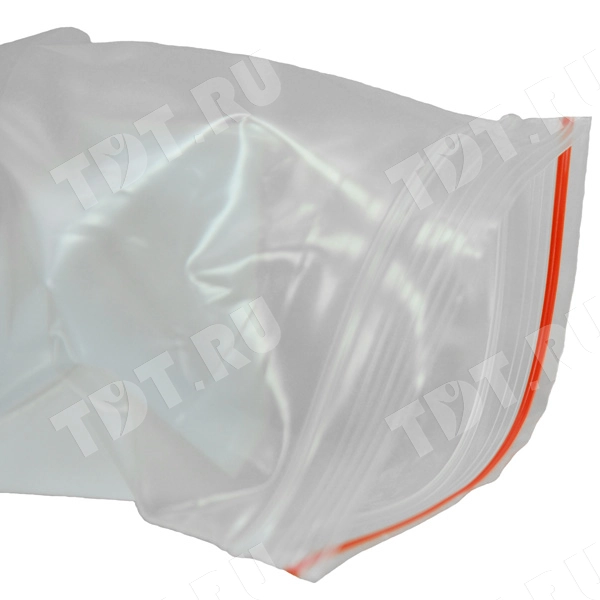Пакеты Zip Lock с полосой для надписи, 200*300 мм, 80 мкм, 100 шт.