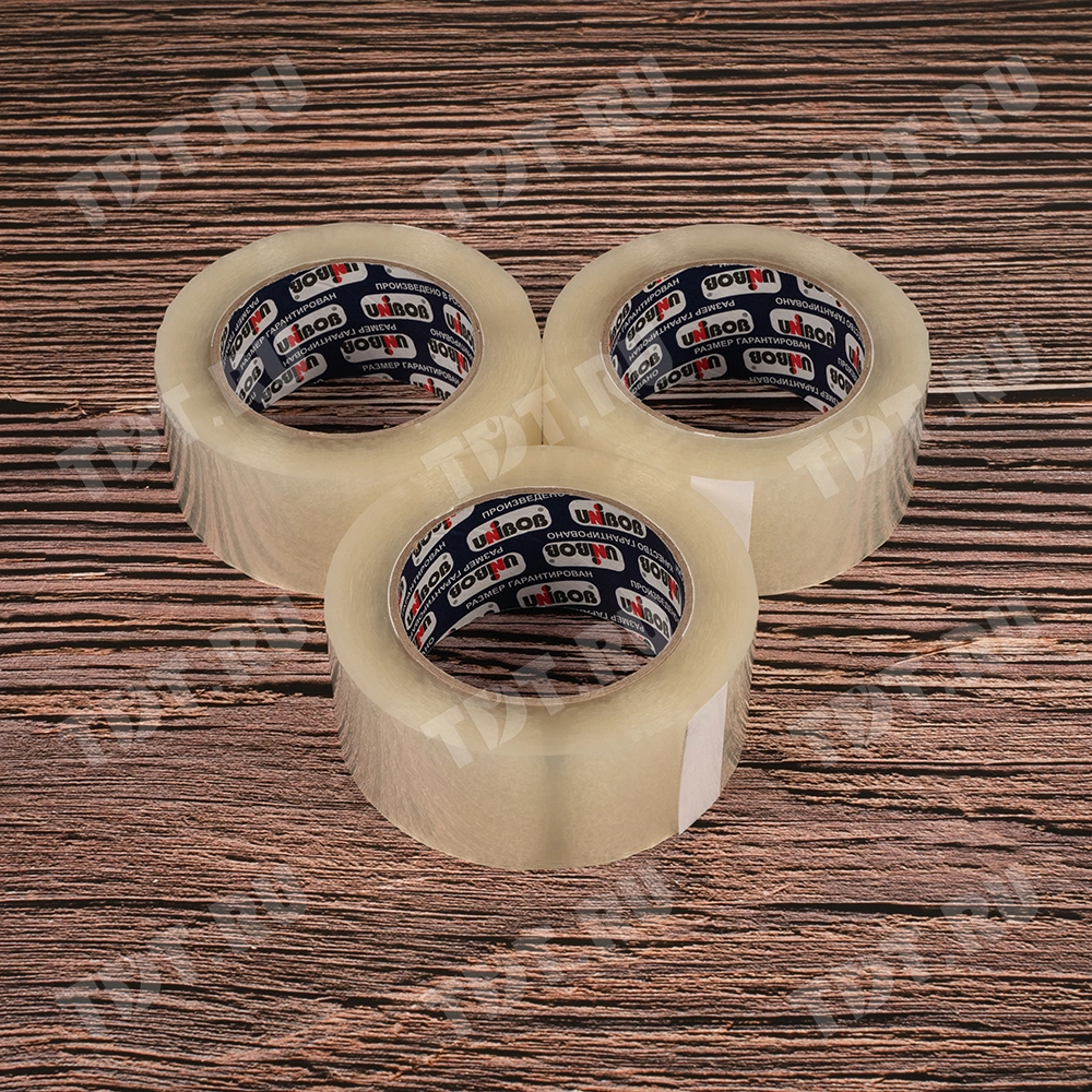 Клейкая лента прозрачная Unibob®, 48мм*132м*40мкм
