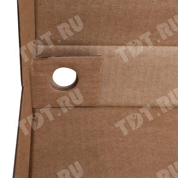 Бурая коробка для пиццы, 330*330*35 мм
