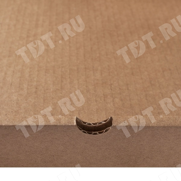 Бурая коробка для пиццы, 330*330*35 мм