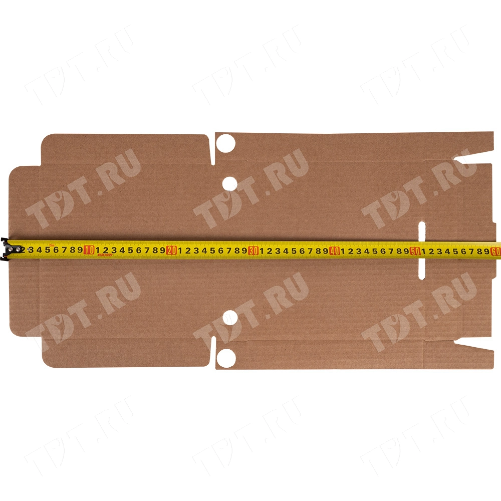 Коробка для пиццы, бурая, 210*210*35 мм