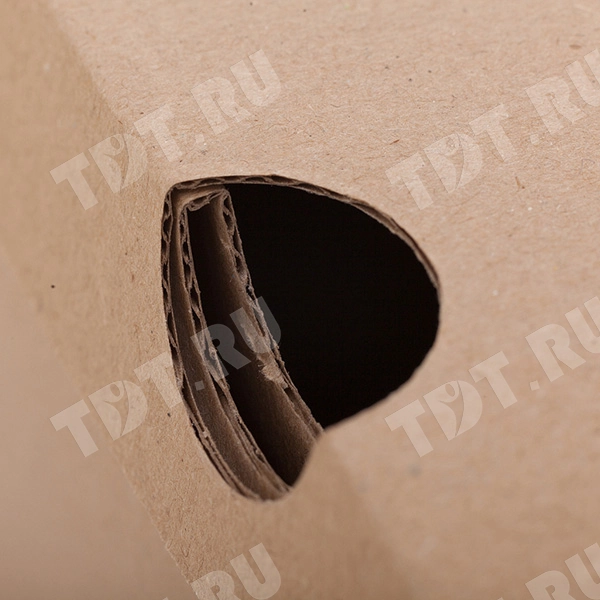 Бурая обувная коробка №75/1, 300*240*120 мм