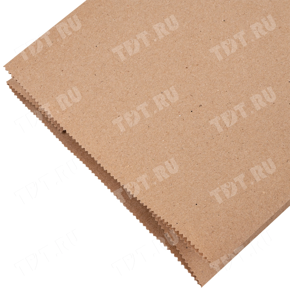 Крафт пакет без ручек, 70 г/м², 16*9.5*32 см