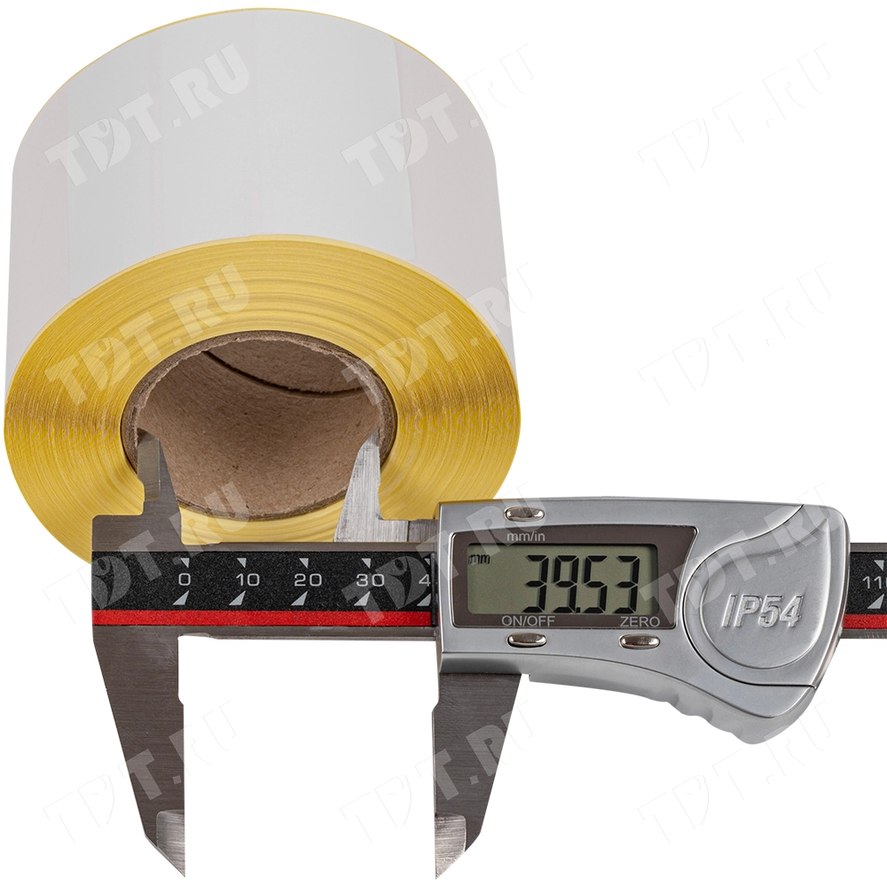 Термоэтикетки самоклеящиеся ЭКО 58*60 мм, втулка 40 мм, 500 шт./рол.