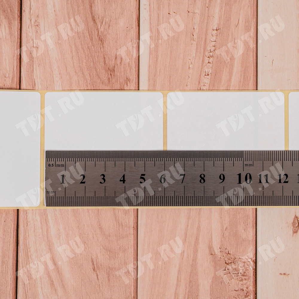 Термоэтикетки самоклеящиеся ЭКО 58*60 мм, втулка 40 мм, 500 шт./рол.