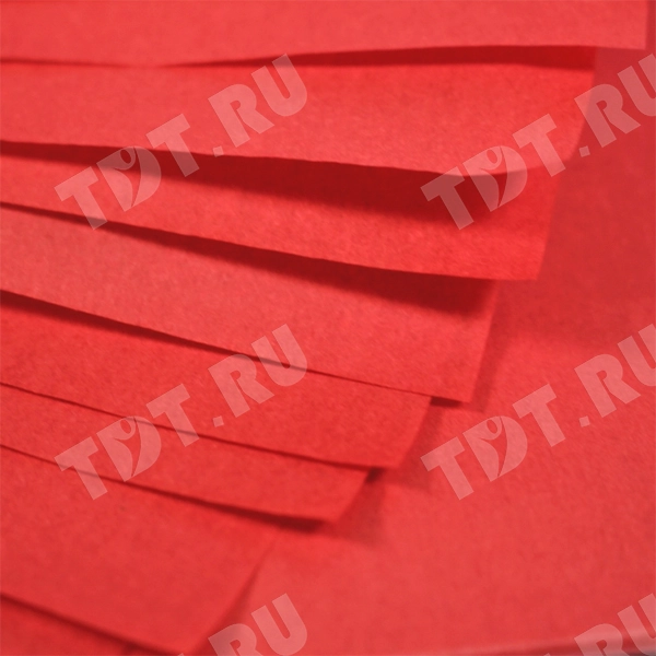 Бумага тишью упаковочная, красная, 50*66 см, 20 г/м², 10 листов
