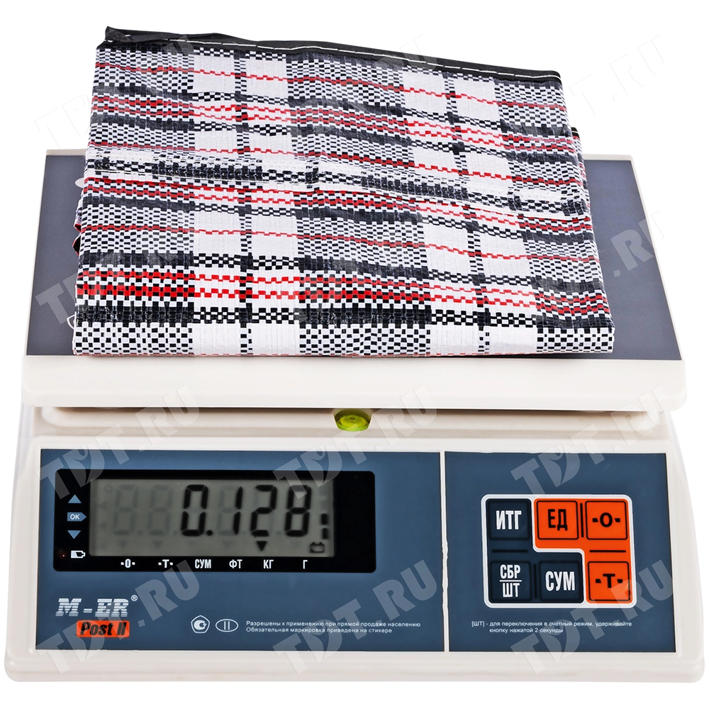 Сумка однослойная хозяйственная, 36 л, 45*20*40 см, чёрно-красная