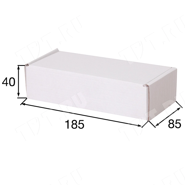 Короб КС-434 МГФ, белый, 185*85*40 мм
