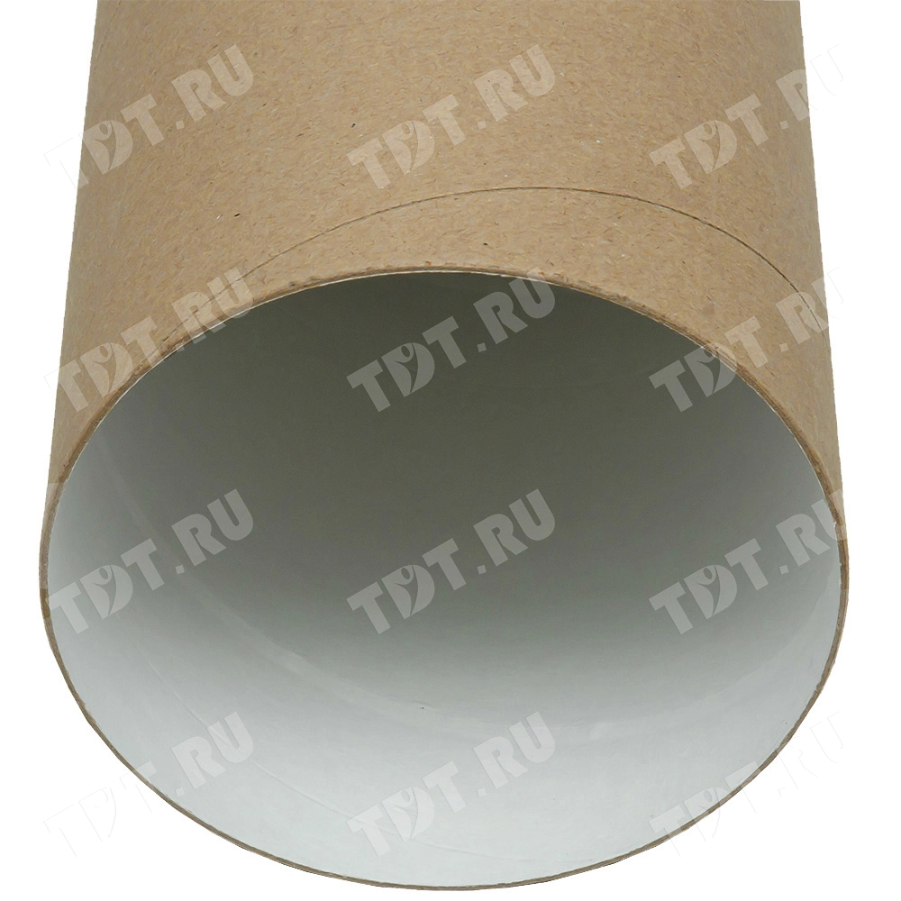 Картонный тубус с жестяной крышкой, 73*450 мм