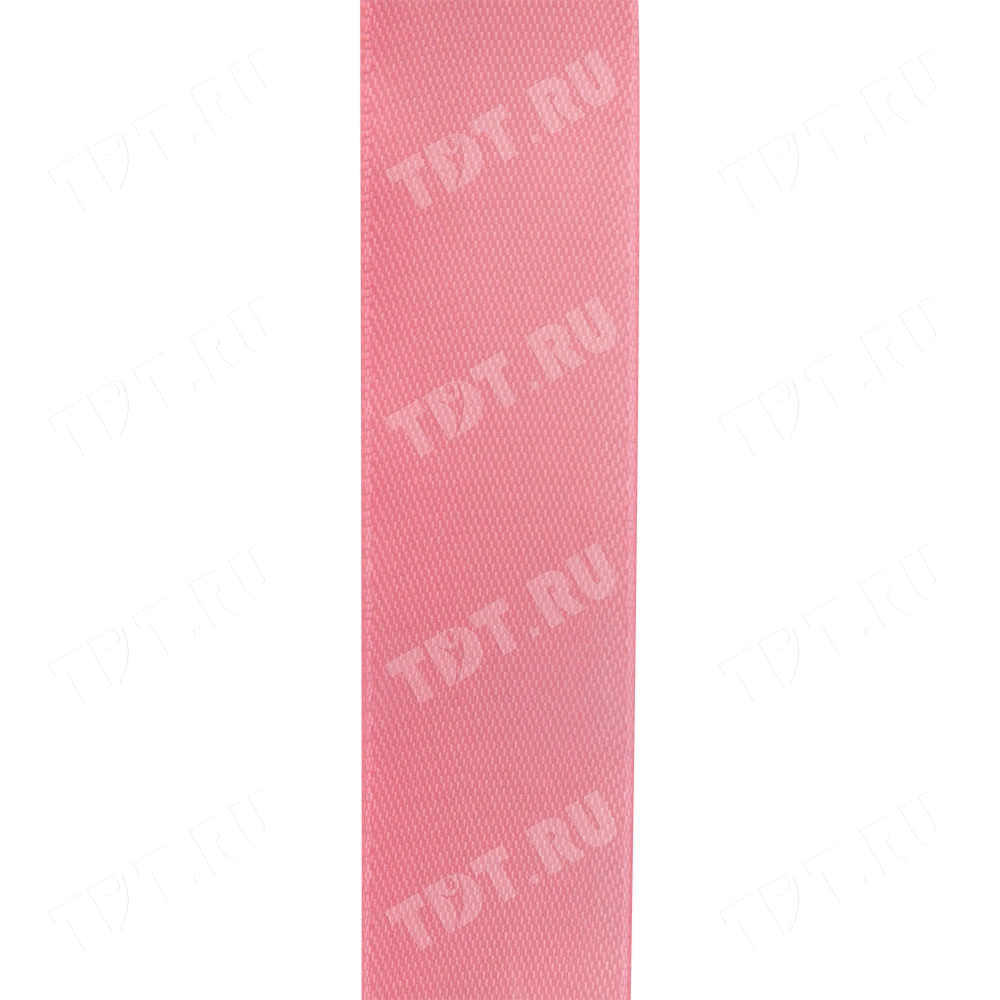 Атласная лента, розовая, 25мм*25м
