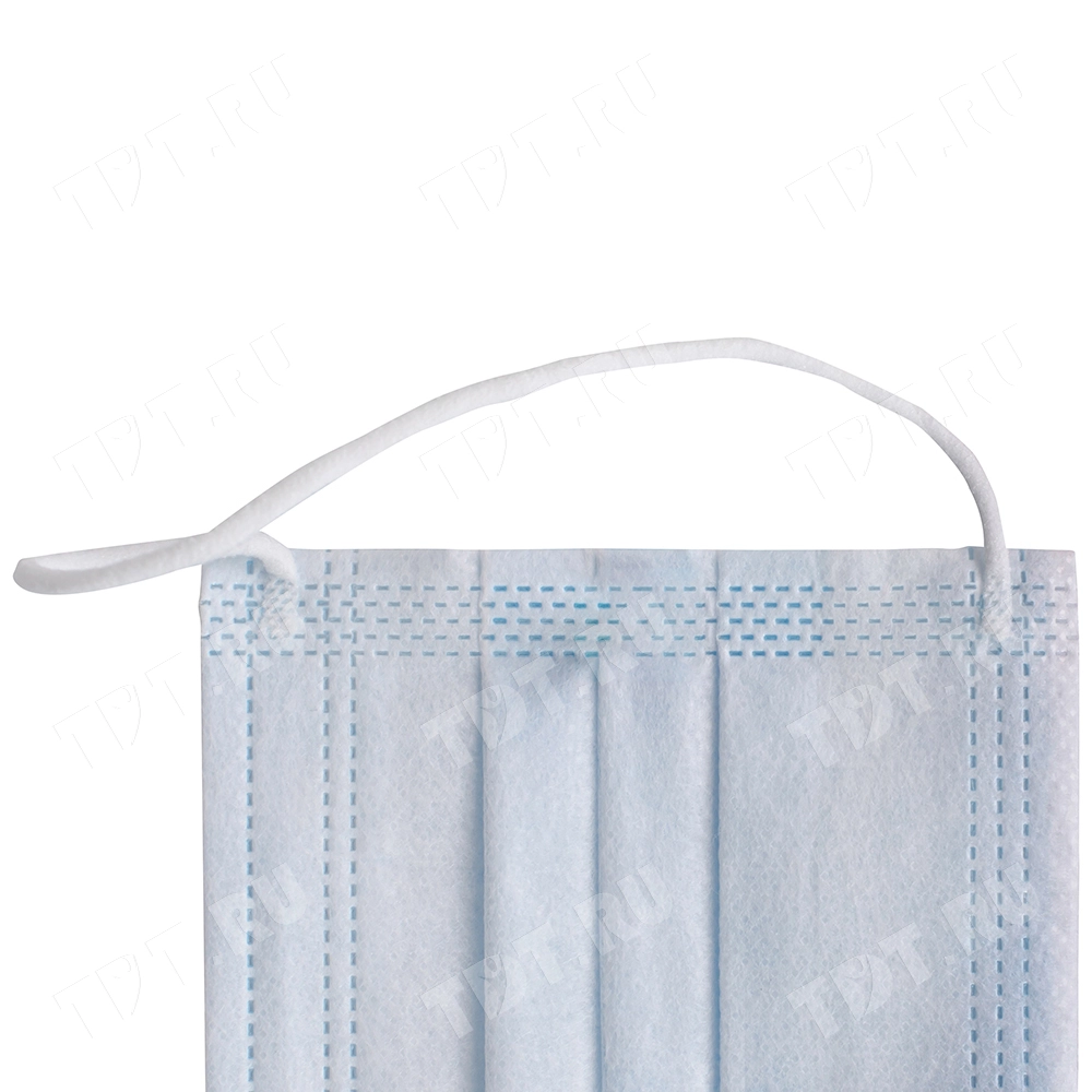 Одноразовая маска для защиты дыхания, трехслойная, 10 шт./уп.