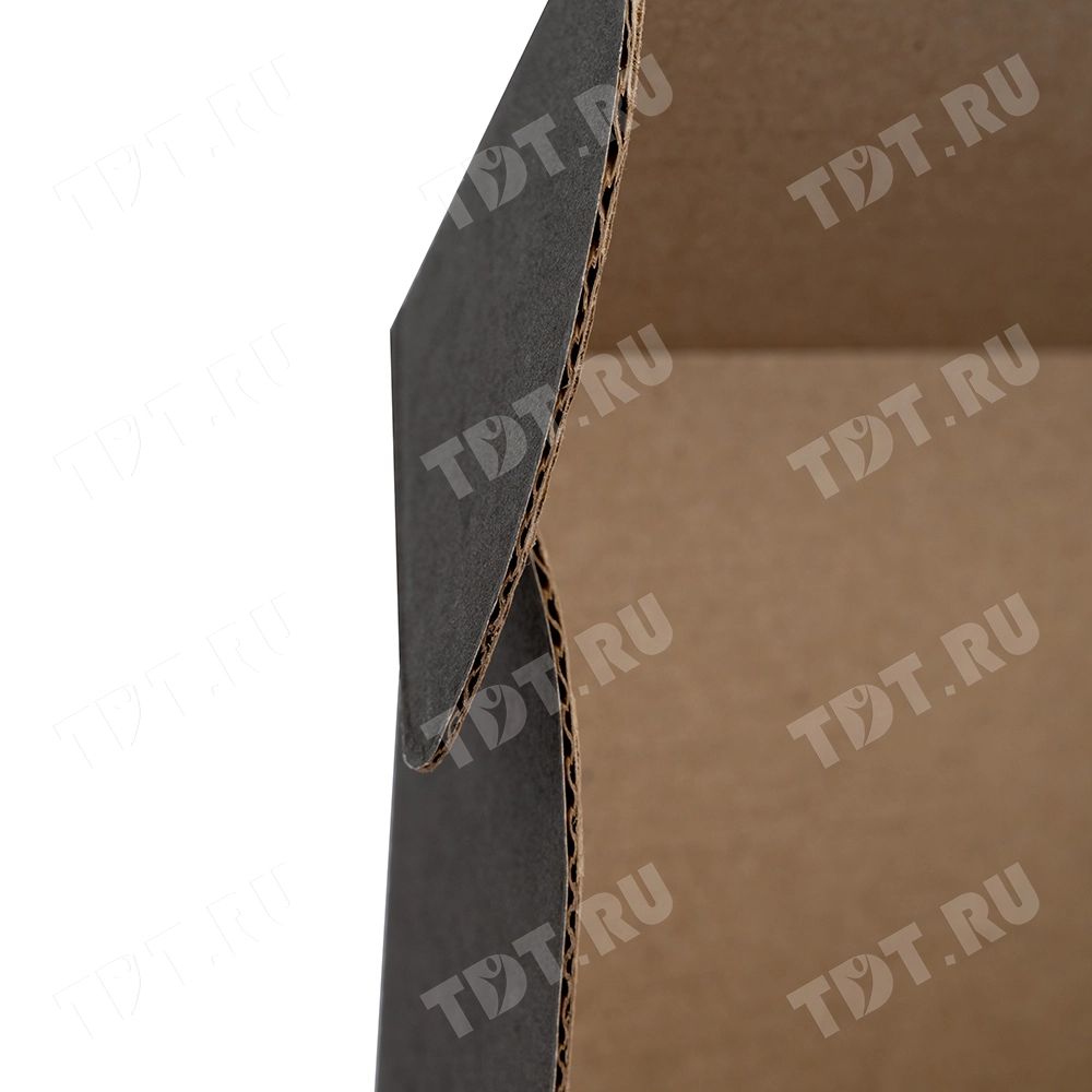 Короб КС-507 МГФ, чёрный, 125*110*55 мм