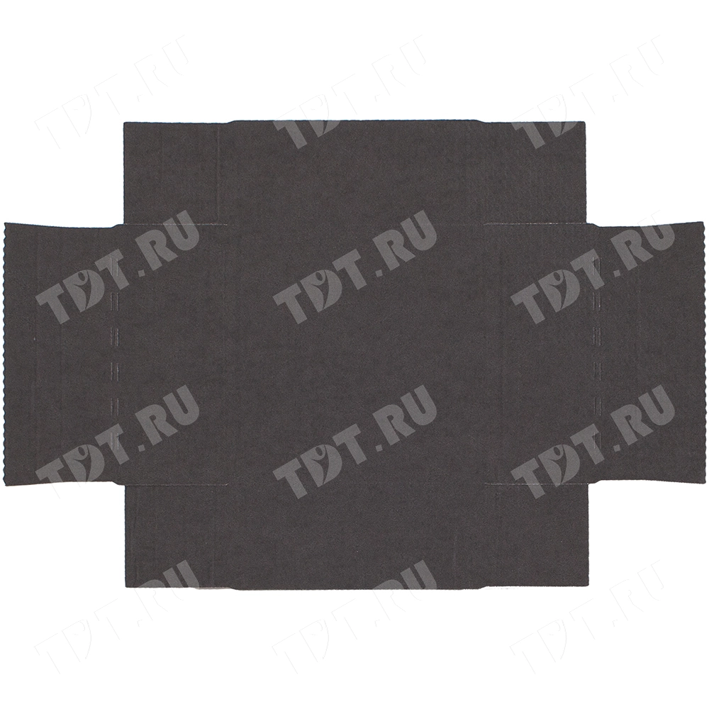 Коробка крышка-дно «Кубик», чёрная, 100*100*100 мм, Т-24 В