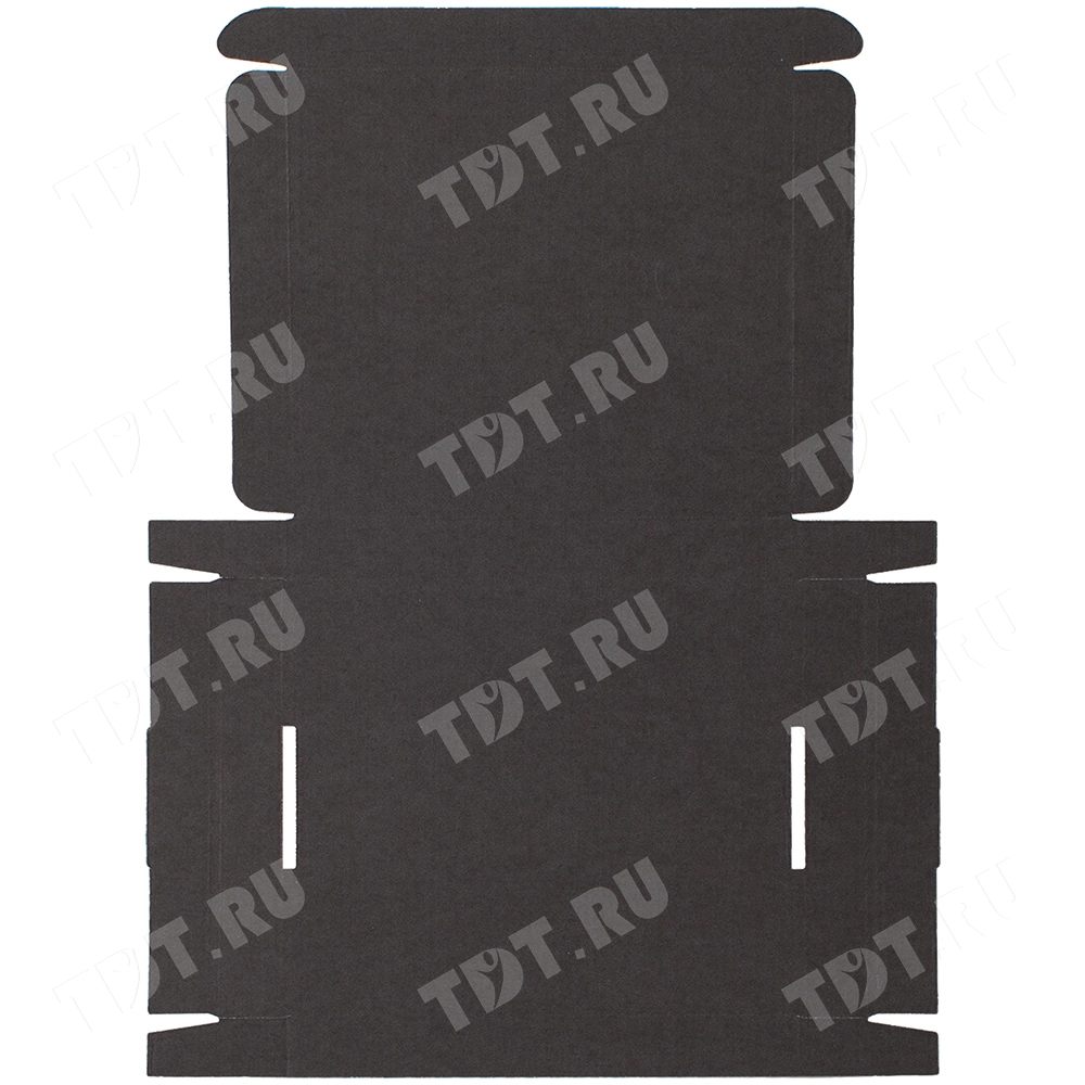 Короб КС-535 МГФ, чёрный, 210*185*25 мм