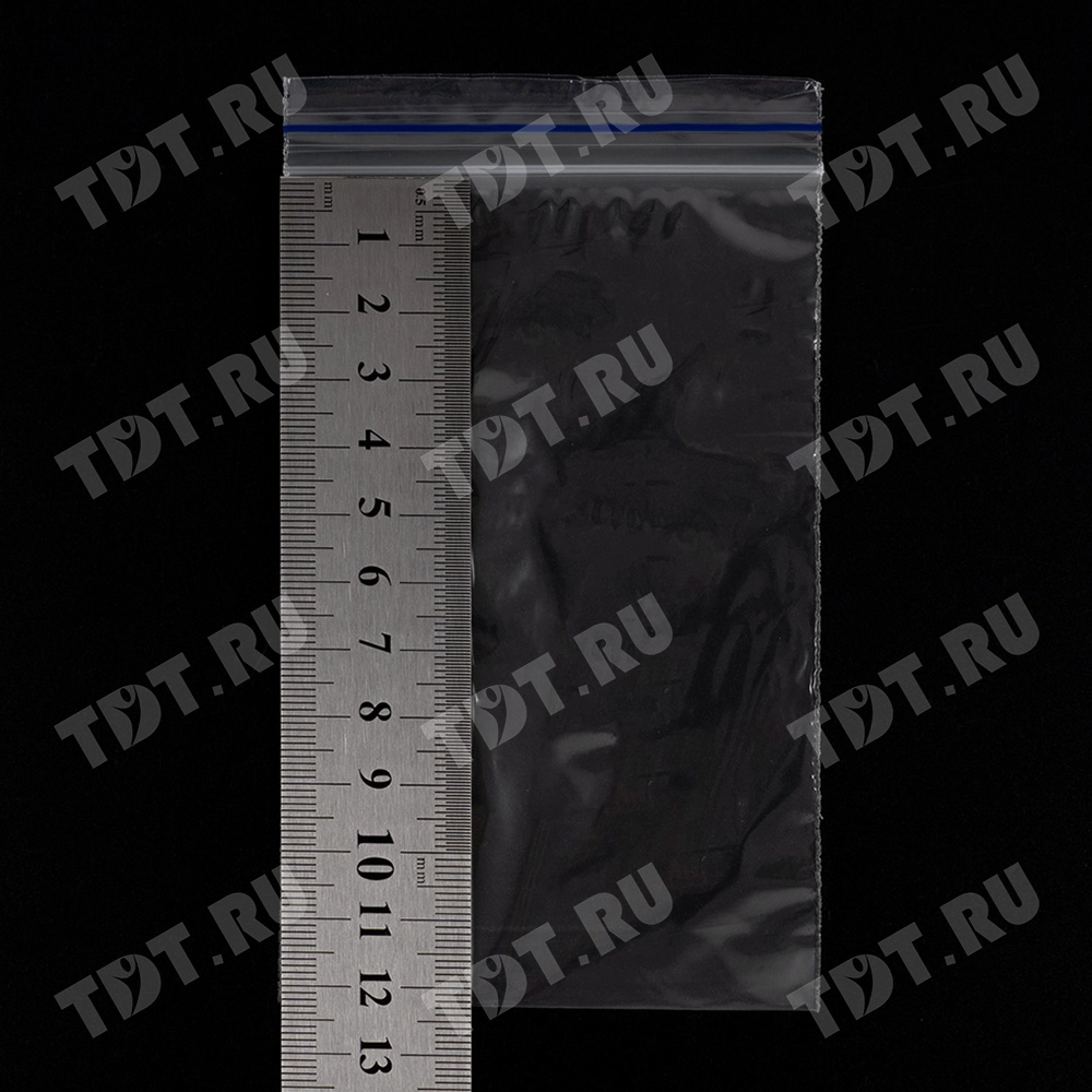 Пакет Zip Lock, прозрачный, 80*120 мм, 35-36 мкм, 100 шт.