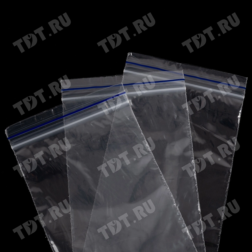 Пакет Zip Lock, прозрачный, 80*120 мм, 35-36 мкм, 100 шт.