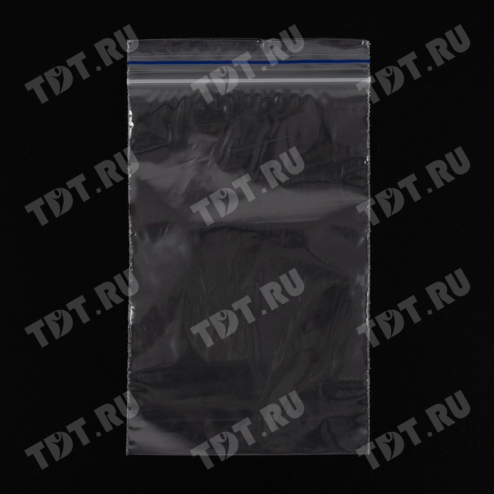 Пакет Zip Lock, прозрачный, 80*120 мм, 35-36 мкм, 100 шт.