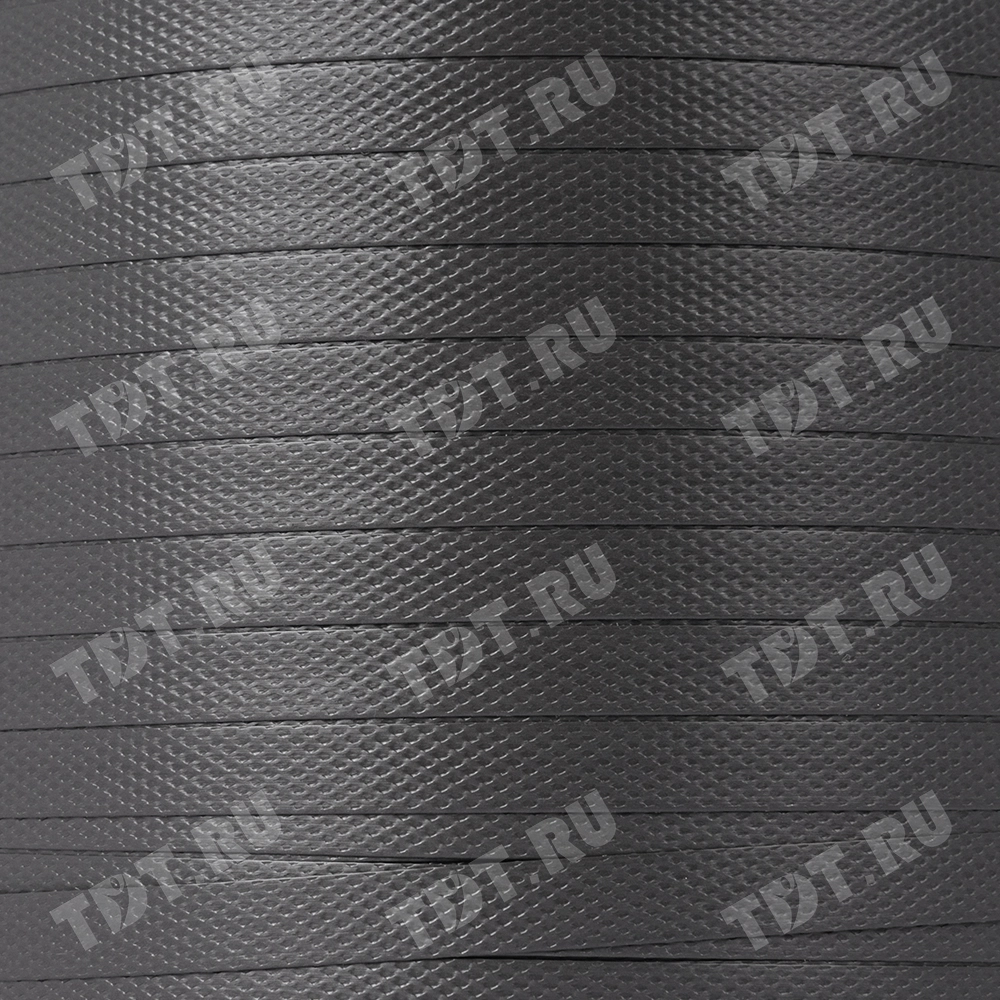 Стреппинг лента полипропиленовая (ПП), 12мм*0.5мм*500м, серая