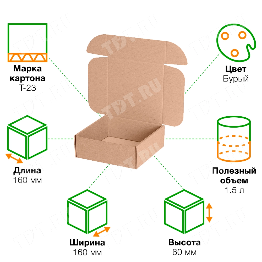 Короб КС-613 МГК, 160*160*60 мм