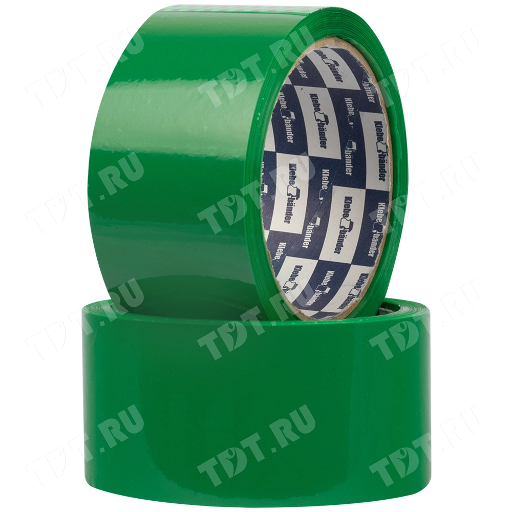 Клейкая лента зеленая Klebebander, 50мм*57м*40мкм