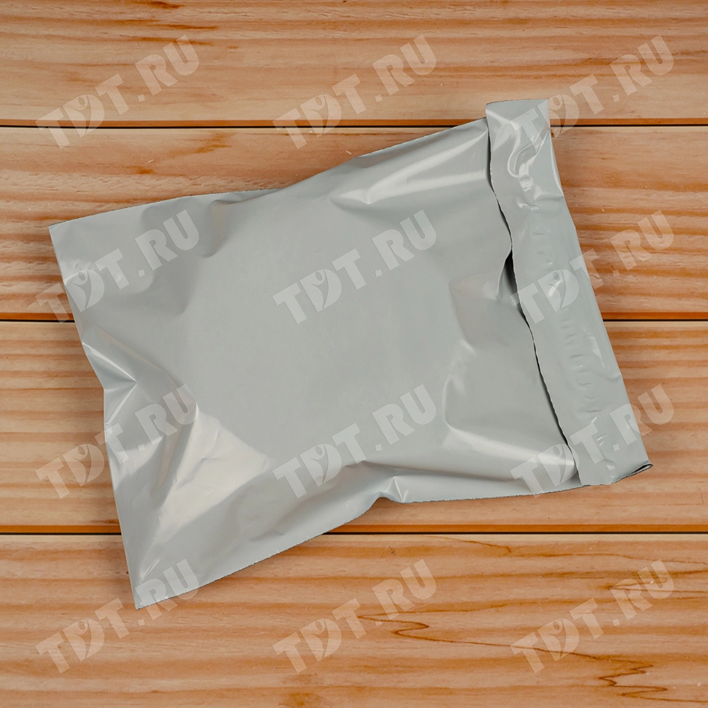 Курьер-пакет белый без печати, без кармана, 500*500+40 мм, 60 мкм, 1 шт.