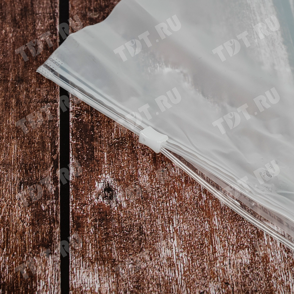 Пакет ПВД с замком слайдер 20*25 см, 70 мкм, матовый, 50 шт.