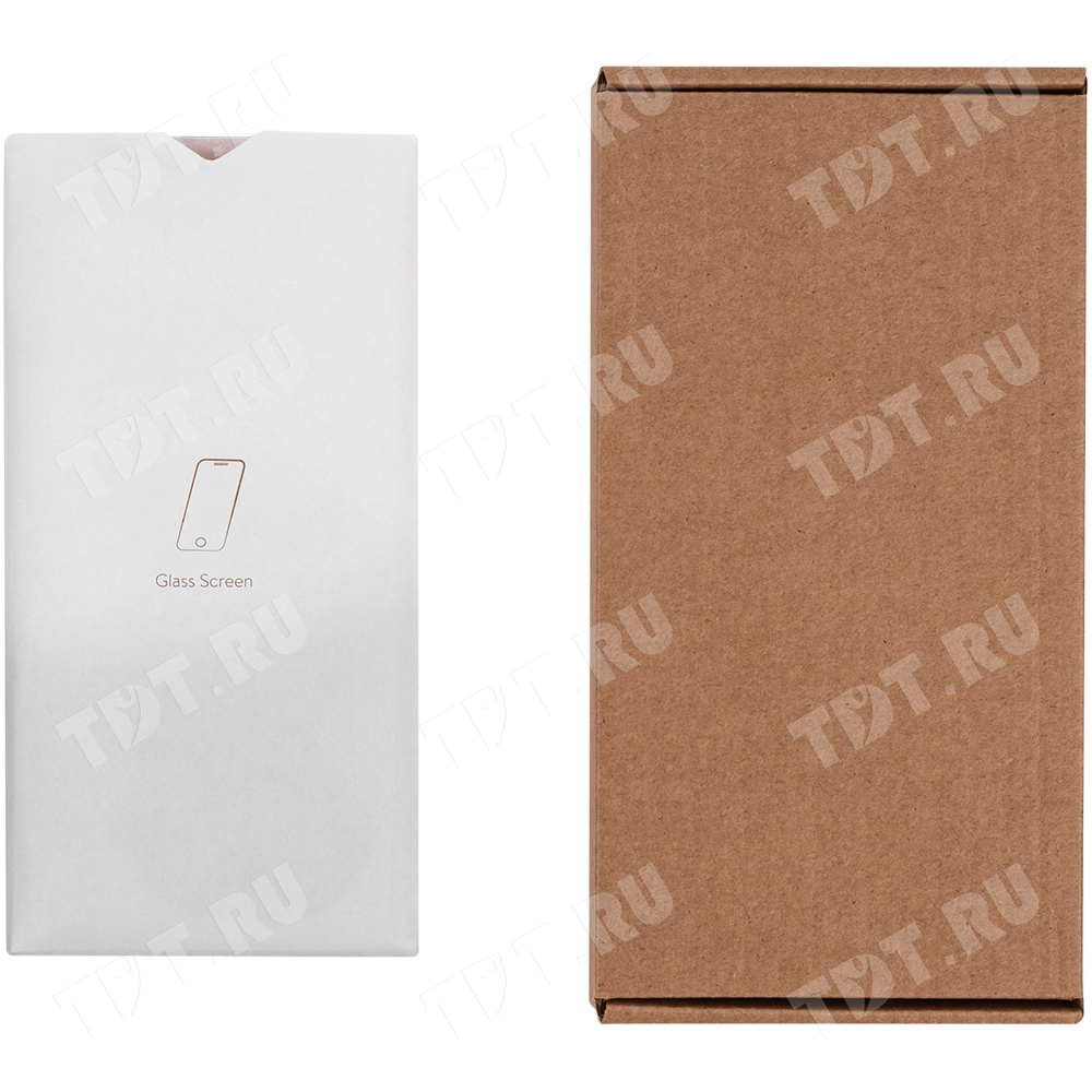 Коробка под чехол для телефона, бурая, 180*90*20 мм, Т-24 Е