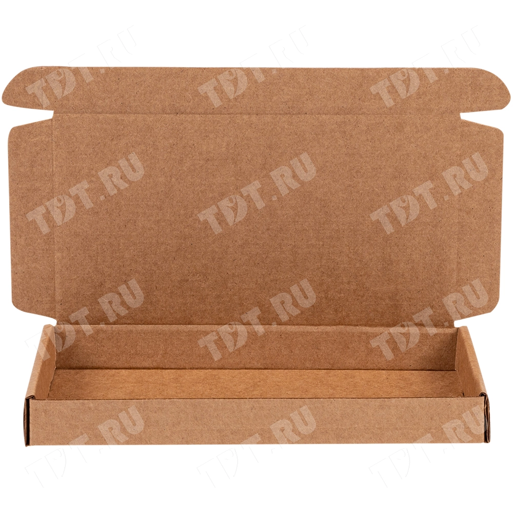 Коробка под чехол для телефона, бурая, 180*90*20 мм, Т-24 Е