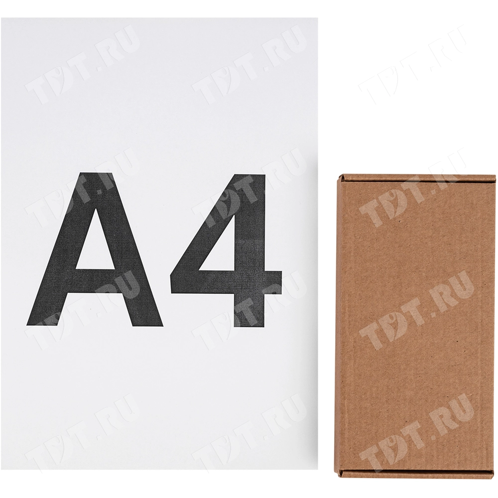 Коробка под чехол для телефона, бурая, 180*90*20 мм, Т-24 Е