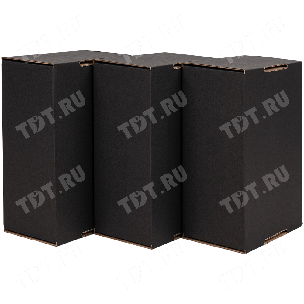 Подарочная коробка «С Новым годом!», чёрная, 210*150*90 мм