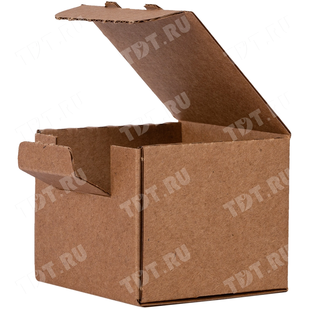 Самосборный короб №235-Ц, с язычком, 70*70*60 мм, Т-23 Е