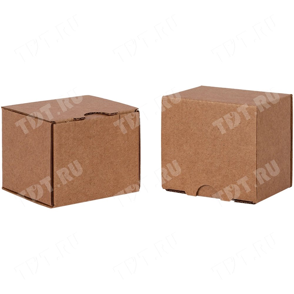 Самосборный короб №235-Ц, с язычком, 70*70*60 мм, Т-23 Е