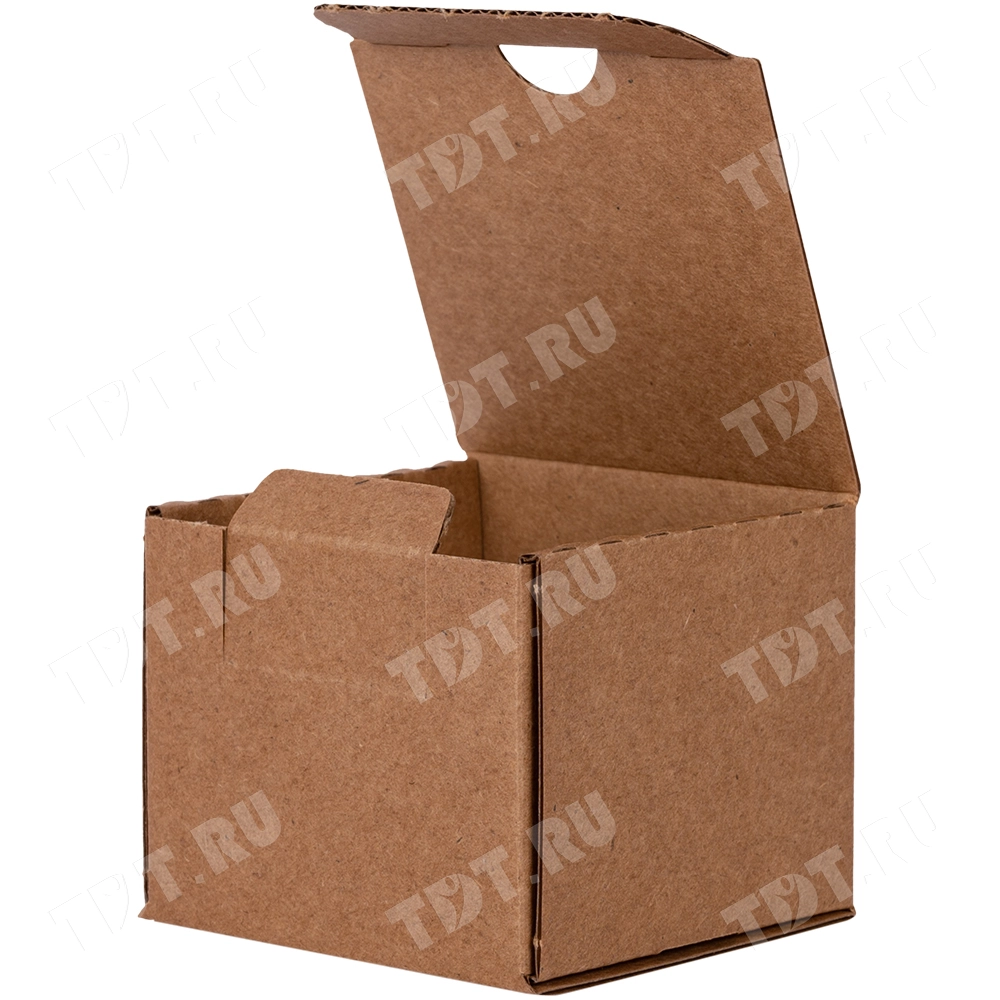 Самосборный короб №235-Ц, с язычком, 70*70*60 мм, Т-23 Е