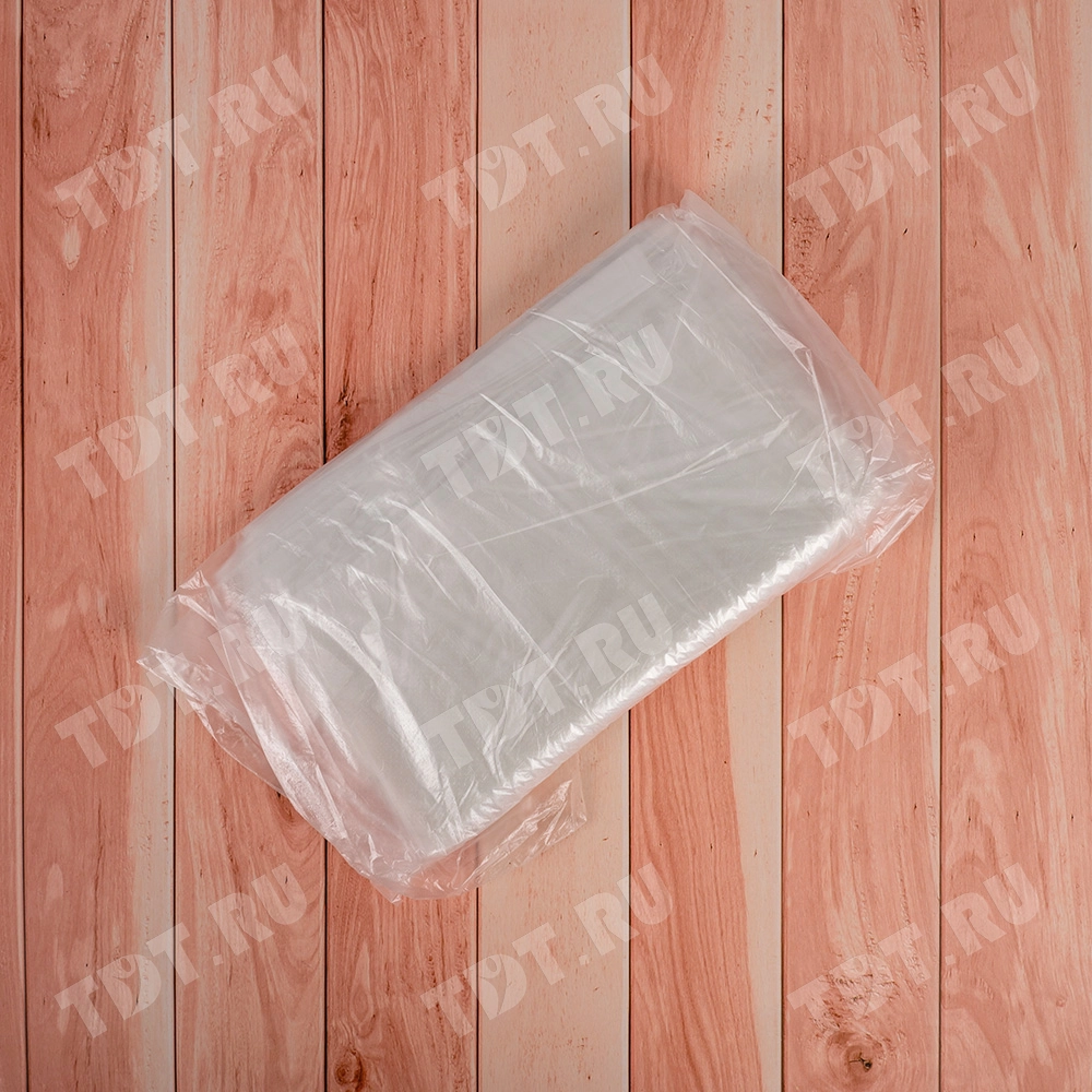Курьер-пакет прозрачный, без кармана, 150*210+40 мм, 50 мкм, 100 шт.