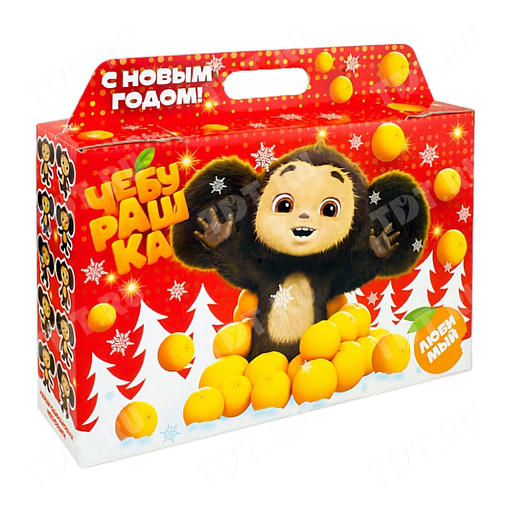 Коробка для конфет «Чебурашка», 2 кг, 310*85*203 мм