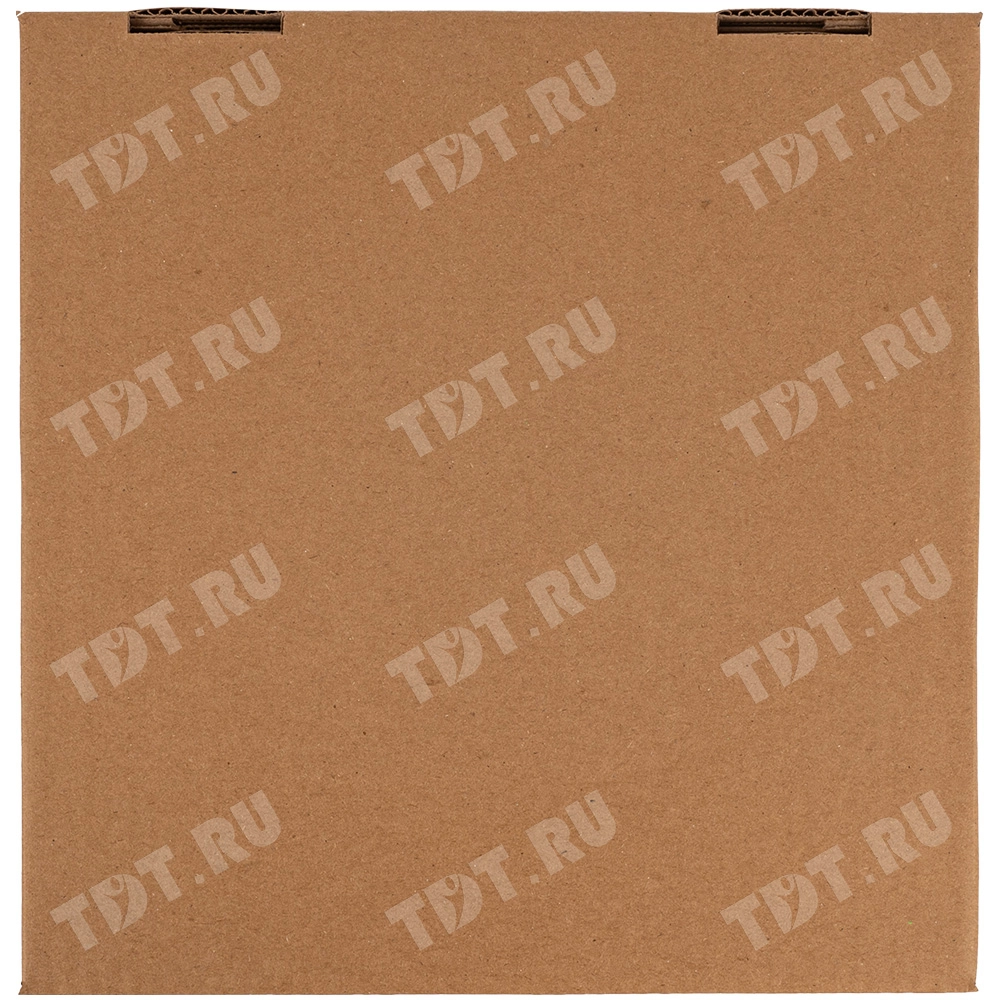 Коробка для пиццы, бурая, 280*280*40 мм